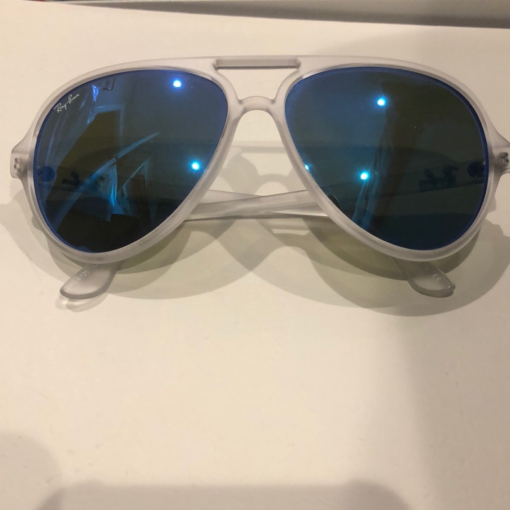 Blue Reflective Ray Bans